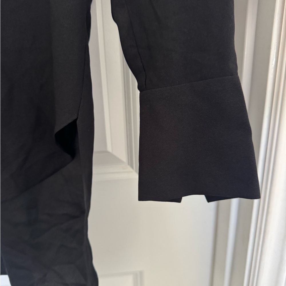 Nordstrom Black V-Neck Blouse - Picture 5 of 5